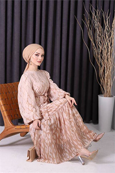 Dip Moda Tesettür Elbise