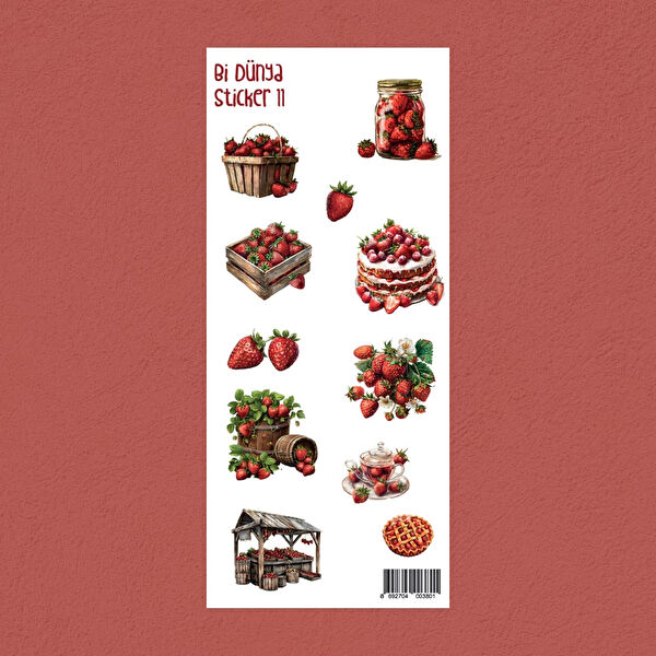 Bi Dünya Store Etiket, Sticker