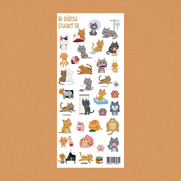 Bi Dünya Store Etiket, Sticker