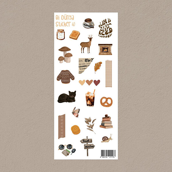 Bi Dünya Store Etiket, Sticker