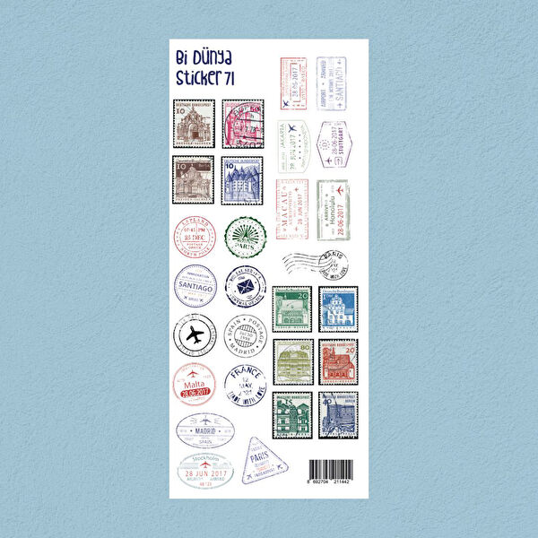 Bi Dünya Store Etiket, Sticker