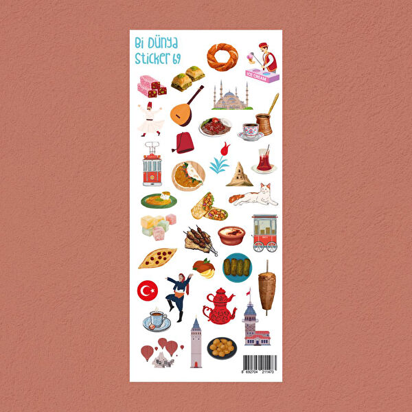 Bi Dünya Store Etiket, Sticker