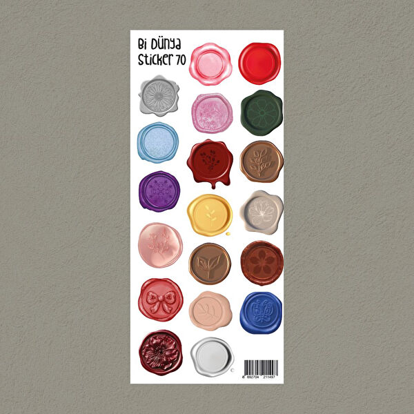 Bi Dünya Store Etiket, Sticker