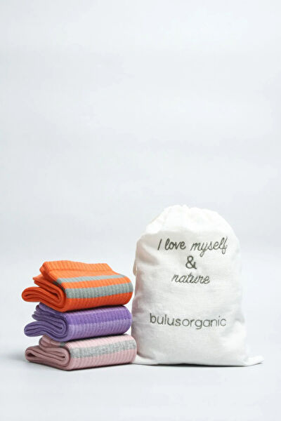 Buluş Organik Kız Çocuk Çorap