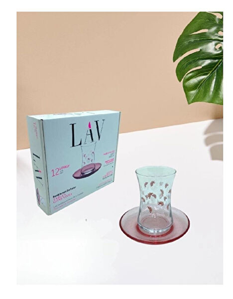 Lav Çay Bardağı, Tabağı, Takımı