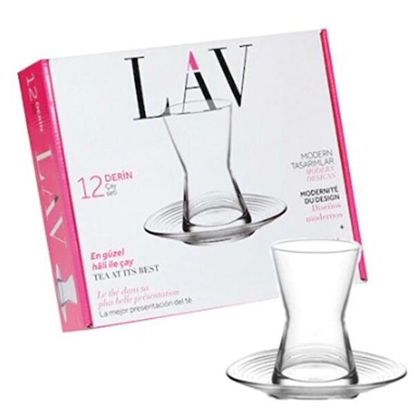 Lav Çay Bardağı, Tabağı, Takımı