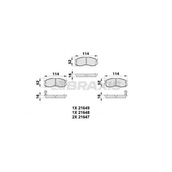 BRAXIS Fren Balataları