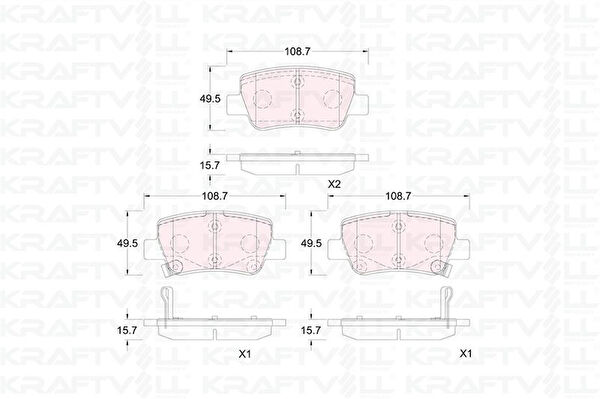Kraftvoll Fren Balataları
