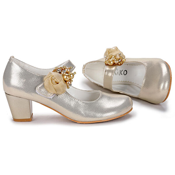 Kiko Kids Kız Çocuk Topuklu, Abiye Ayakkabı