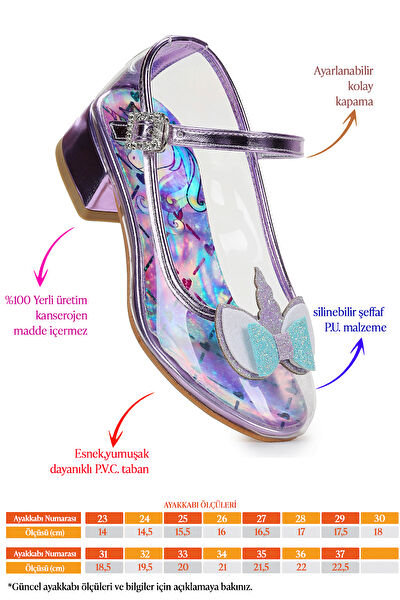 Kiko Kids Kız Çocuk Topuklu, Abiye Ayakkabı