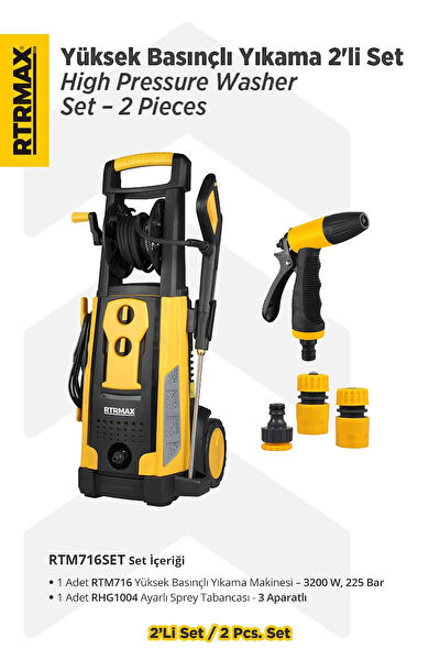 RTRMAX Basınçlı Yıkama Makinesi