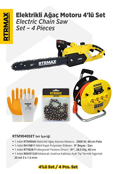 RTRMAX Ağaç Kesme Makinesi