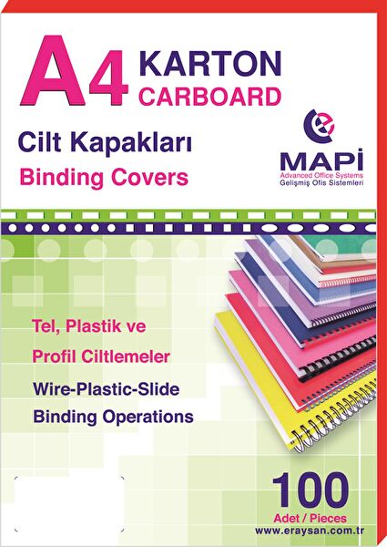 Mapi Cilt Makinesi ve Malzemeleri