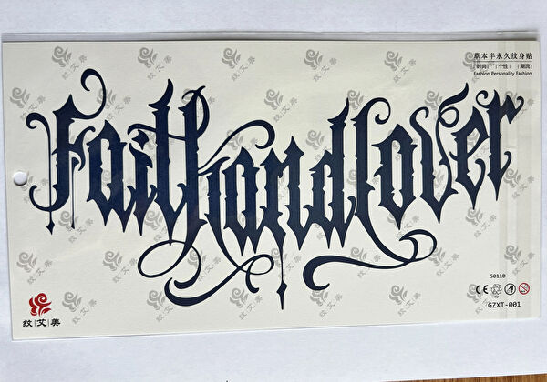 Airbrush Tattoo Geçici Dövme, Şablonları