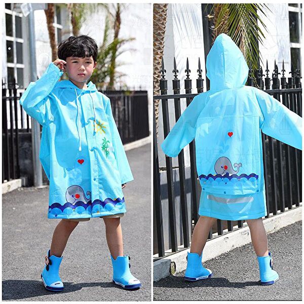 Masho Trend Erkek Çocuk Trençkot, Yağmurluk