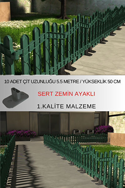 Zidi Plastik Bahçe Çiti