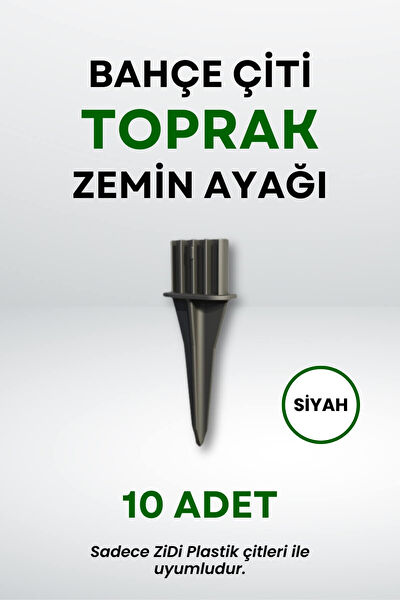 Zidi Plastik Bahçe Çiti
