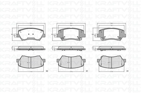 Kraftvoll Fren Balataları