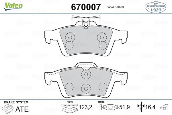 Valeo Fren Balataları