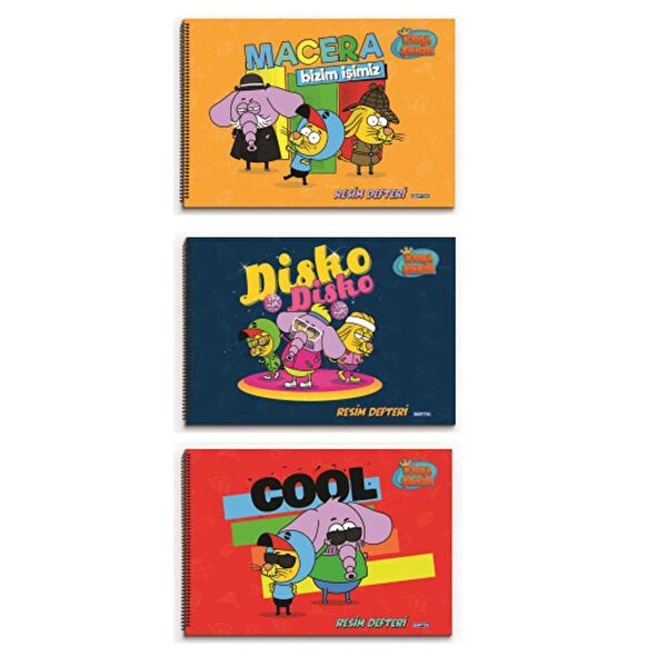 Gıpta Resim Defteri, Kağıtları