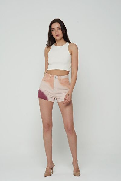 Cross Jeans Kadın Şort, Bermuda, Kapri