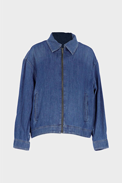 Cross Jeans Kadın Kot Ceket