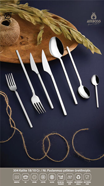 Amboss Çeyiz Çatal, Kaşık, Bıçak Takımı