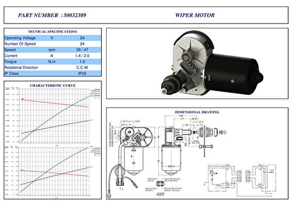 BASKURT Silecek Motoru