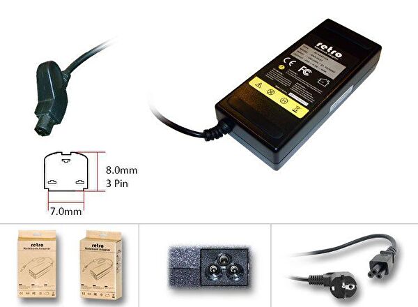 Retro Notebook Adaptör, Şarj Cihazı