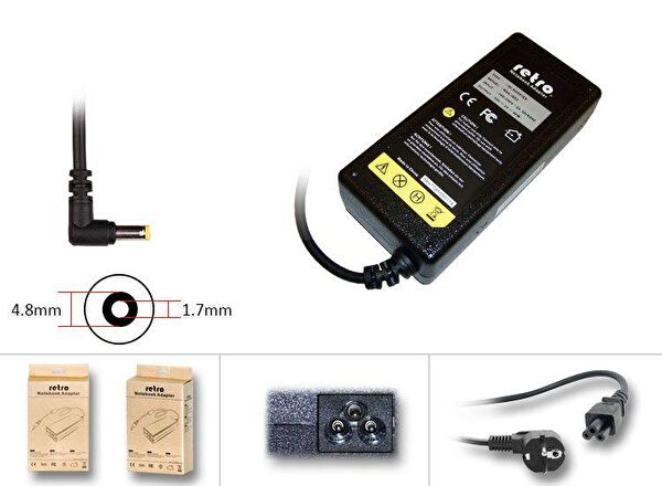 Retro Notebook Adaptör, Şarj Cihazı