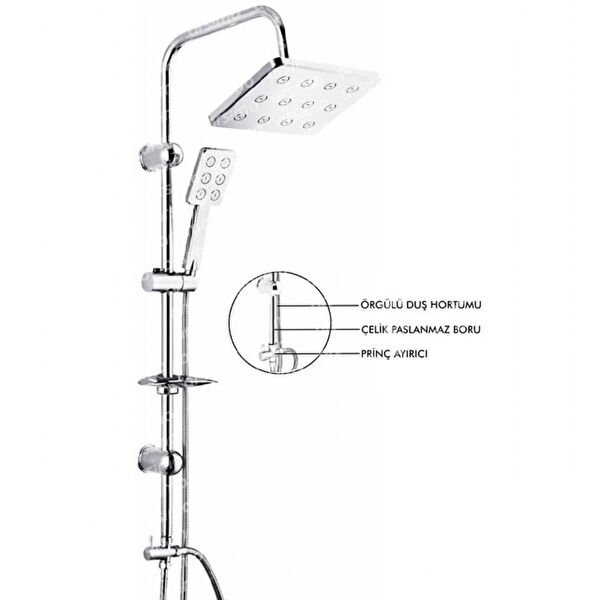 Byhodi Duş Başlığı, Spirali, Seti