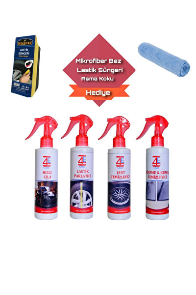 4E CARE Oto Temizlik Setleri
