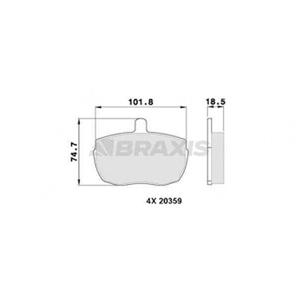 BRAXIS Fren Balataları