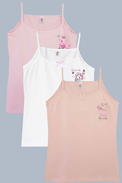 TEKKAPLAN Kız Çocuk Atlet, Fanila