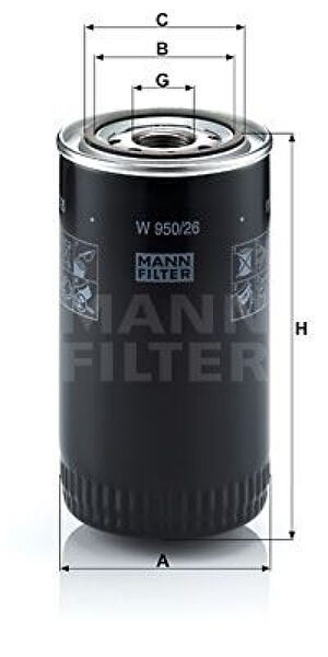 MANN-AV Yağ Filtreleri