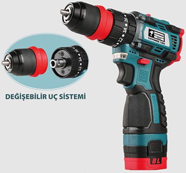 Cat Power Akülü Vidalama