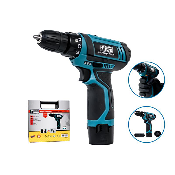 Cat Power Akülü Vidalama