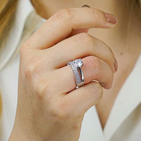 Gümüş Kadın Yüzük