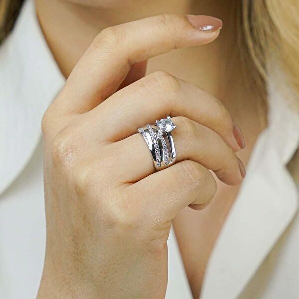 Gümüş Kadın Yüzük