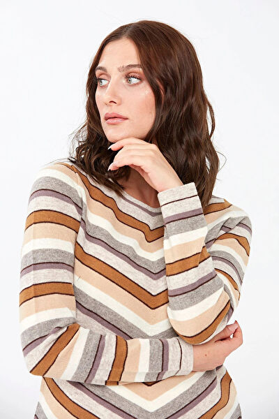 Desen Triko Kadın Triko, Kazak