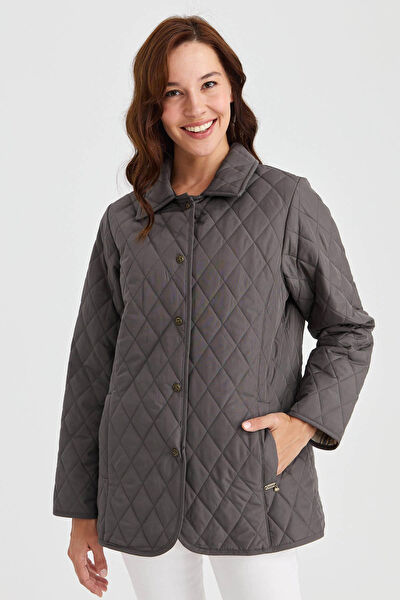 Desen Triko Kadın Ceket