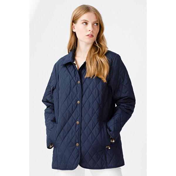 Desen Triko Kadın Ceket