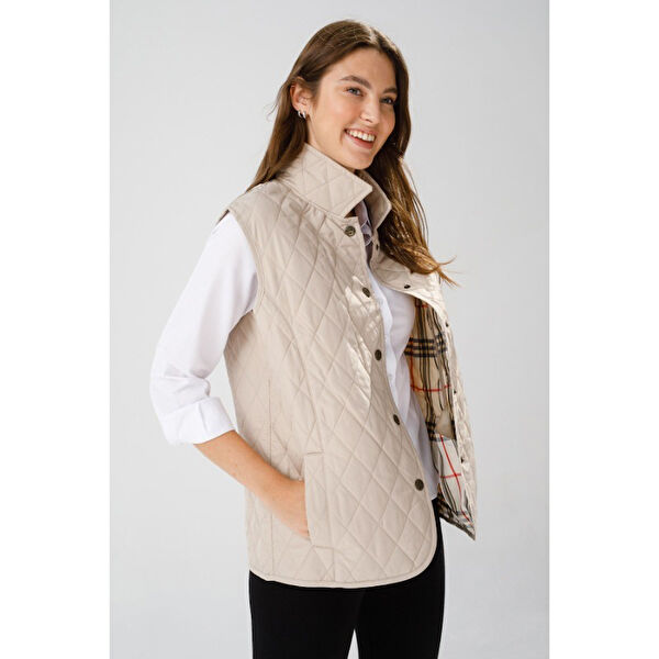 Desen Triko Kadın Yelek