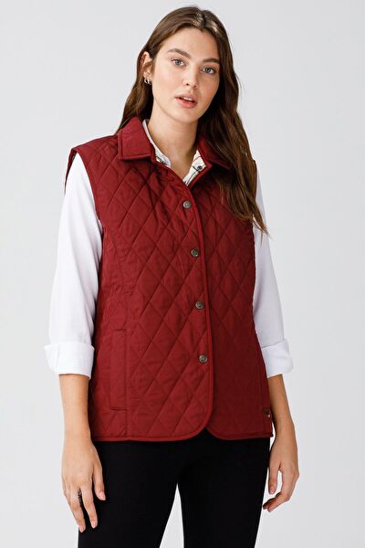 Desen Triko Kadın Yelek