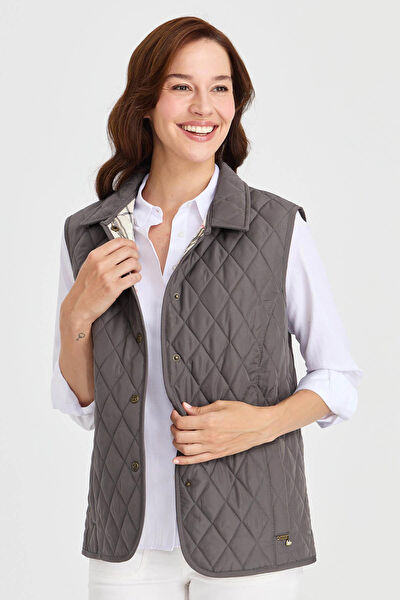 Desen Triko Kadın Yelek