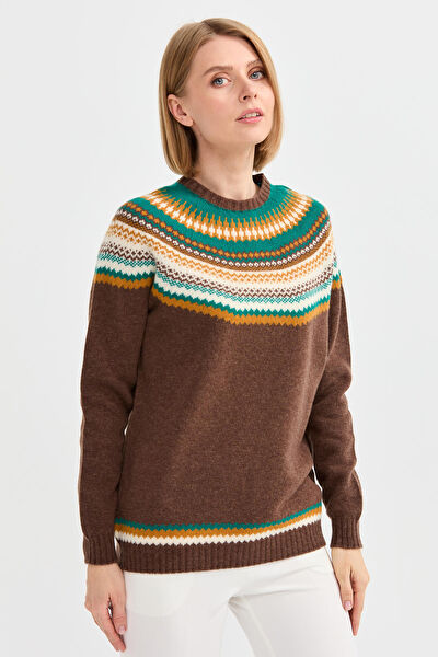 Desen Triko Kadın Triko, Kazak