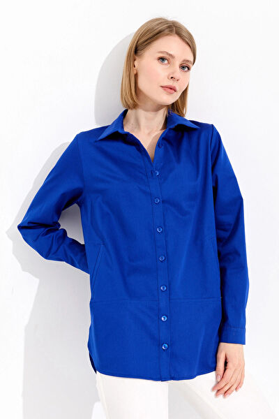 Desen Triko Kadın Gömlek