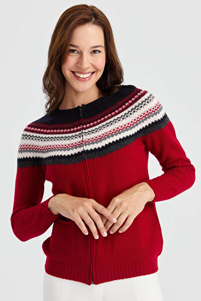 Desen Triko Günlük Hırka