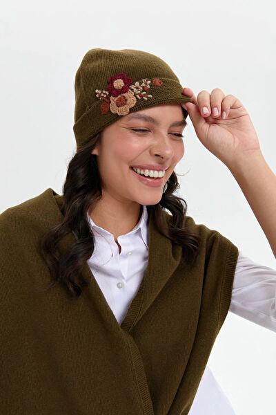 Desen Triko Şapka, Bere, Kulaklık