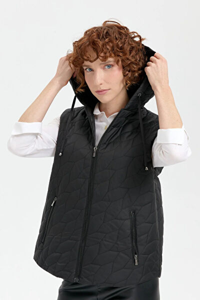 Desen Triko Kadın Yelek